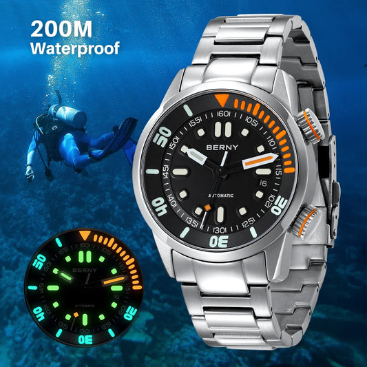 BERNY Automatic Dive Watch