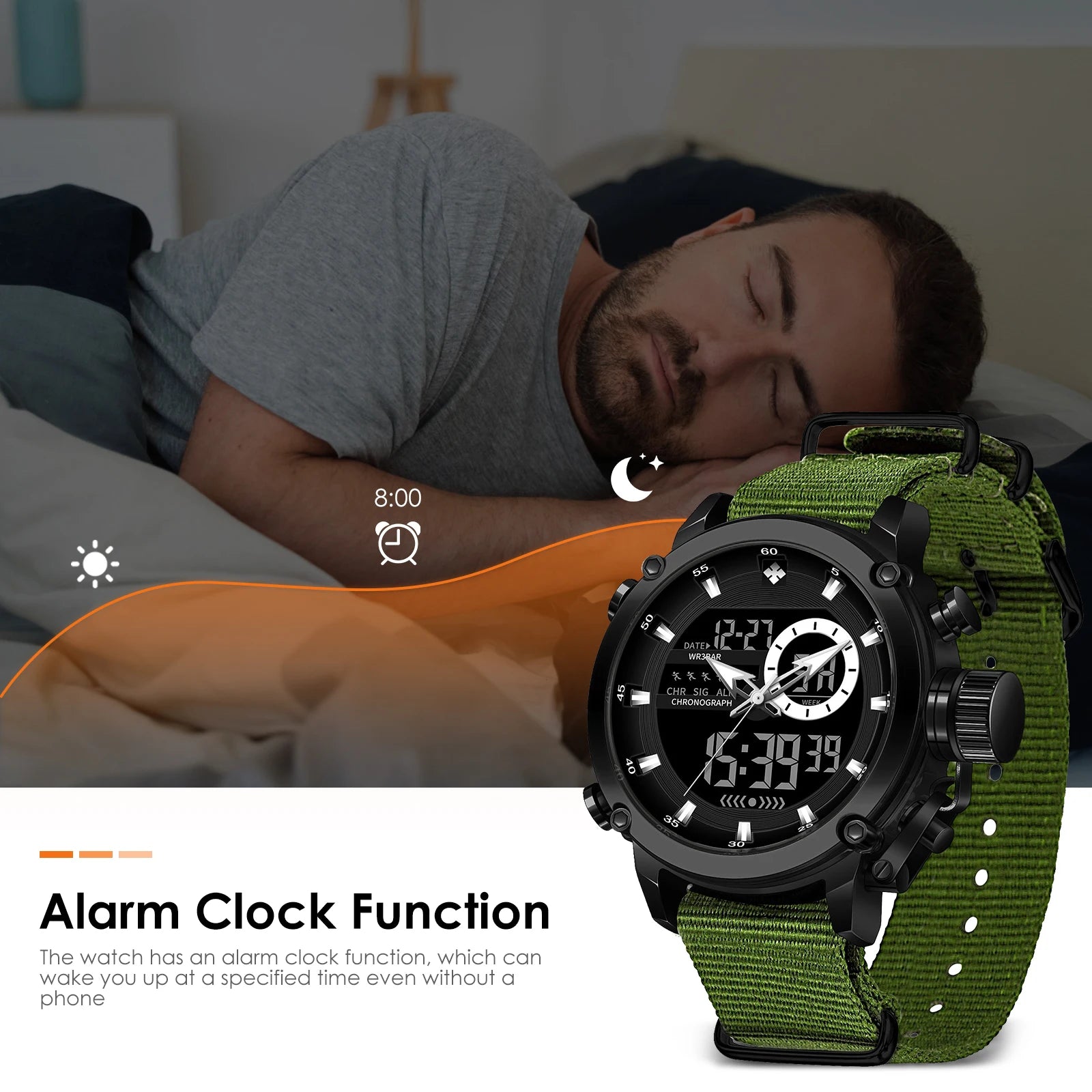 Men's Sports Digital Watch