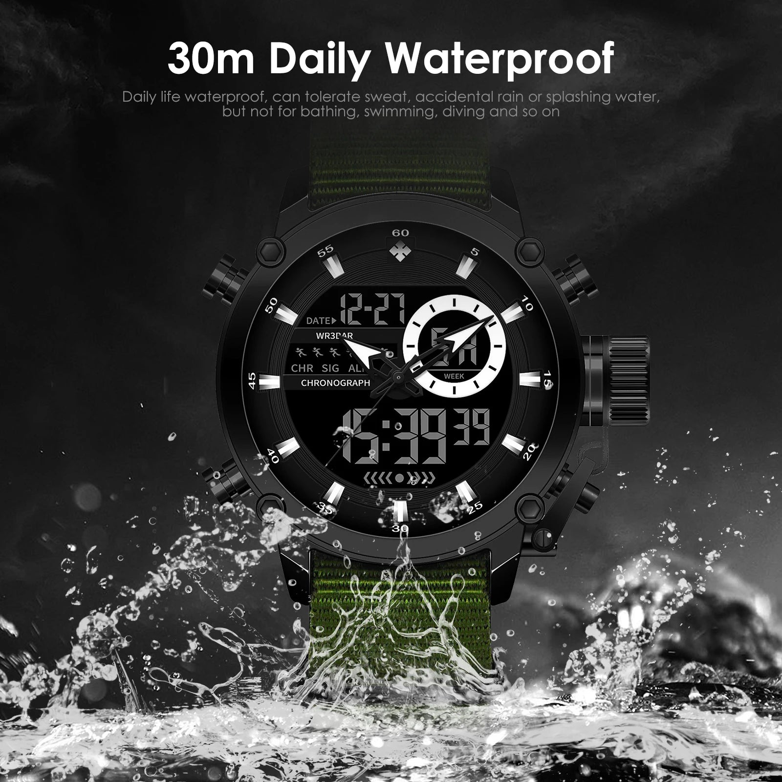 Men's Sports Digital Watch