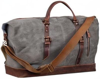 Duffle Bag for Travel Canvas Duffel Bag Carry on Weekender Bag for Men - Image 7